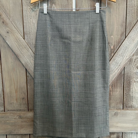 Fitted midi skirt Sz 2 - Picture 6 of 7